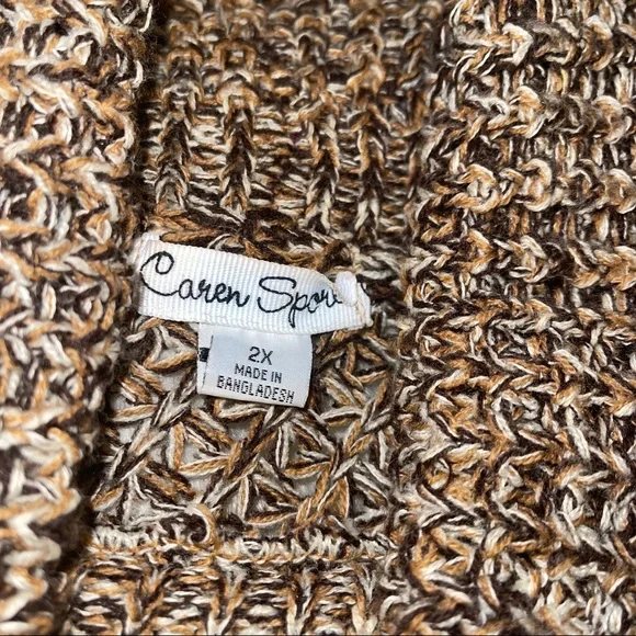 Cowl Neck Fringed Poncho - Picture 15 of 16